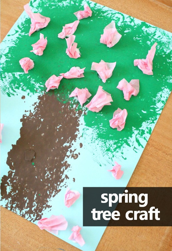 Spring Craft For Preschoolers
 Flowery Tree Spring Craft for Kids Fantastic Fun & Learning