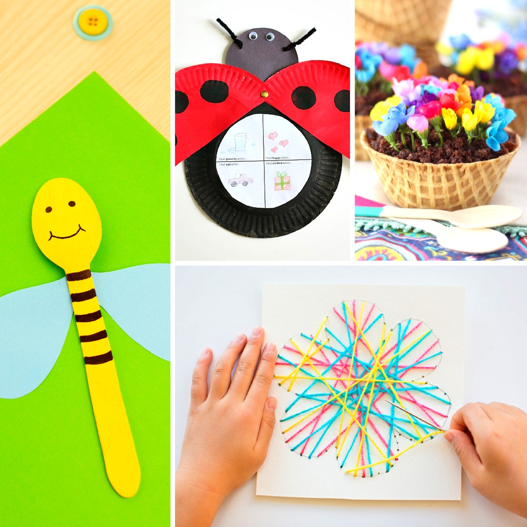 Spring Craft Ideas For Preschoolers
 20 Fun and Adorable Spring Crafts for Kids Mum In The