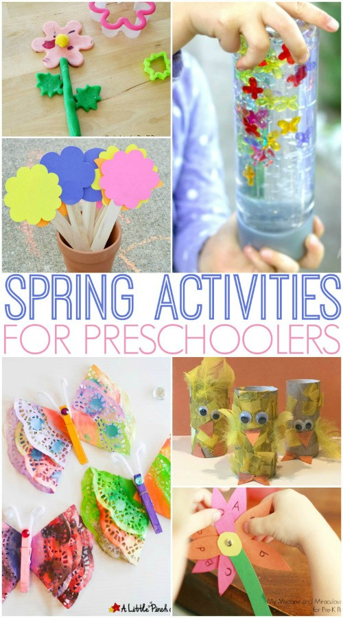 Spring Craft Ideas For Preschoolers
 Spring Activities for Preschoolers Pre K Pages