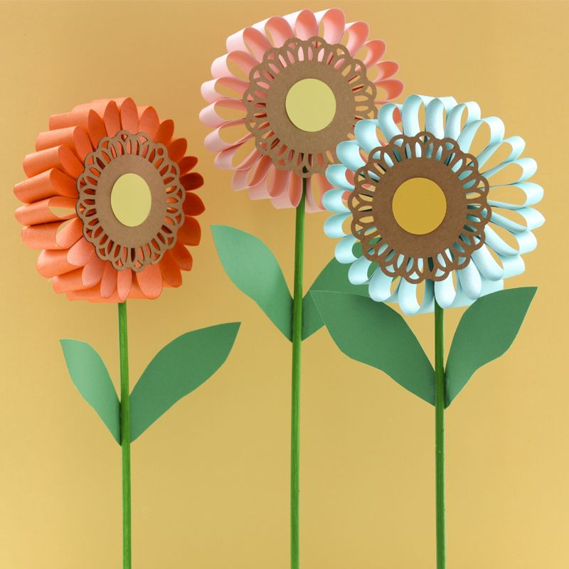 Spring Crafts For Adults
 Flowers for all ages easy kids crafts spring craft