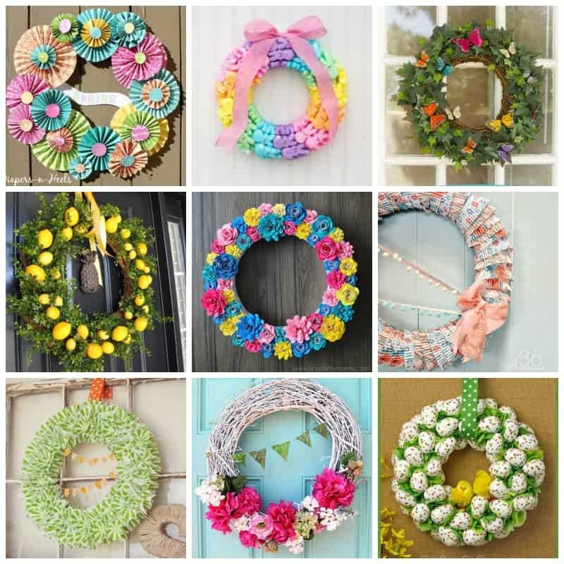 Spring Crafts For Adults
 Spring Wreaths 30 DIY ideas from Easter succulent