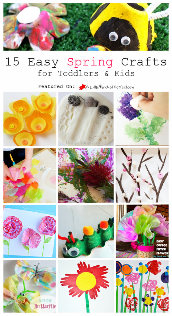 Spring Crafts For Preschoolers
 15 Easy Spring Crafts for Toddlers & Kids