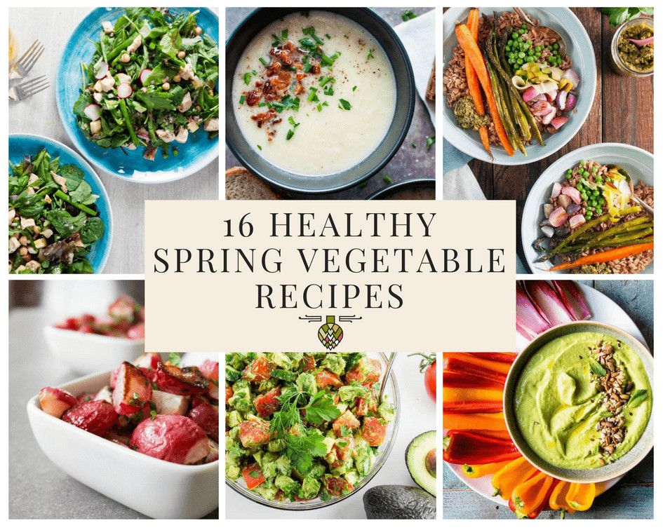 Spring Vegetarian Recipes
 16 Spring Ve able Recipes to Chase Away the Winter Blues