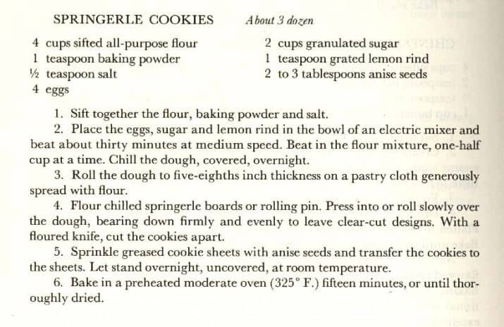 Springerle Cookies Recipe
 Springerle Cookies Recipe The Henry Ford