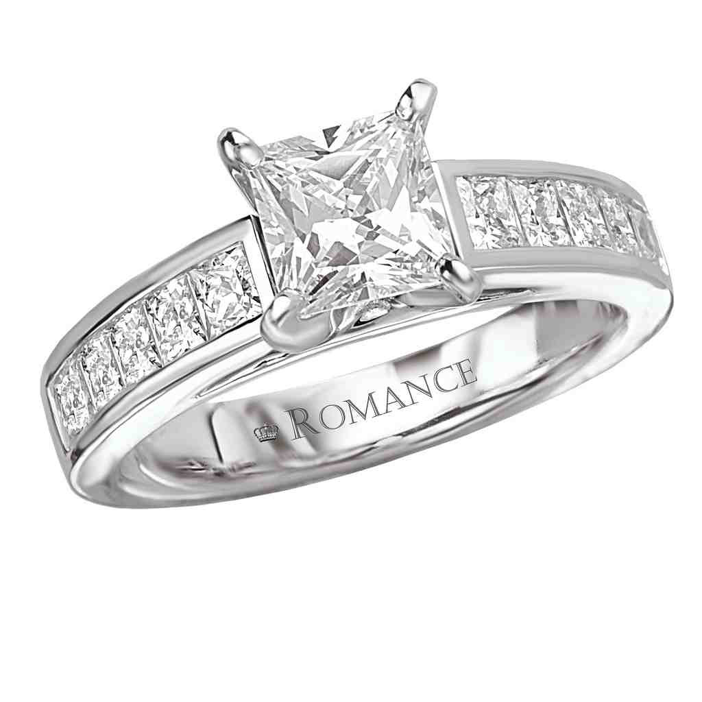 Square Princess Cut Engagement Rings
 Princess Cut Square Diamond Engagement Ring Wedding and