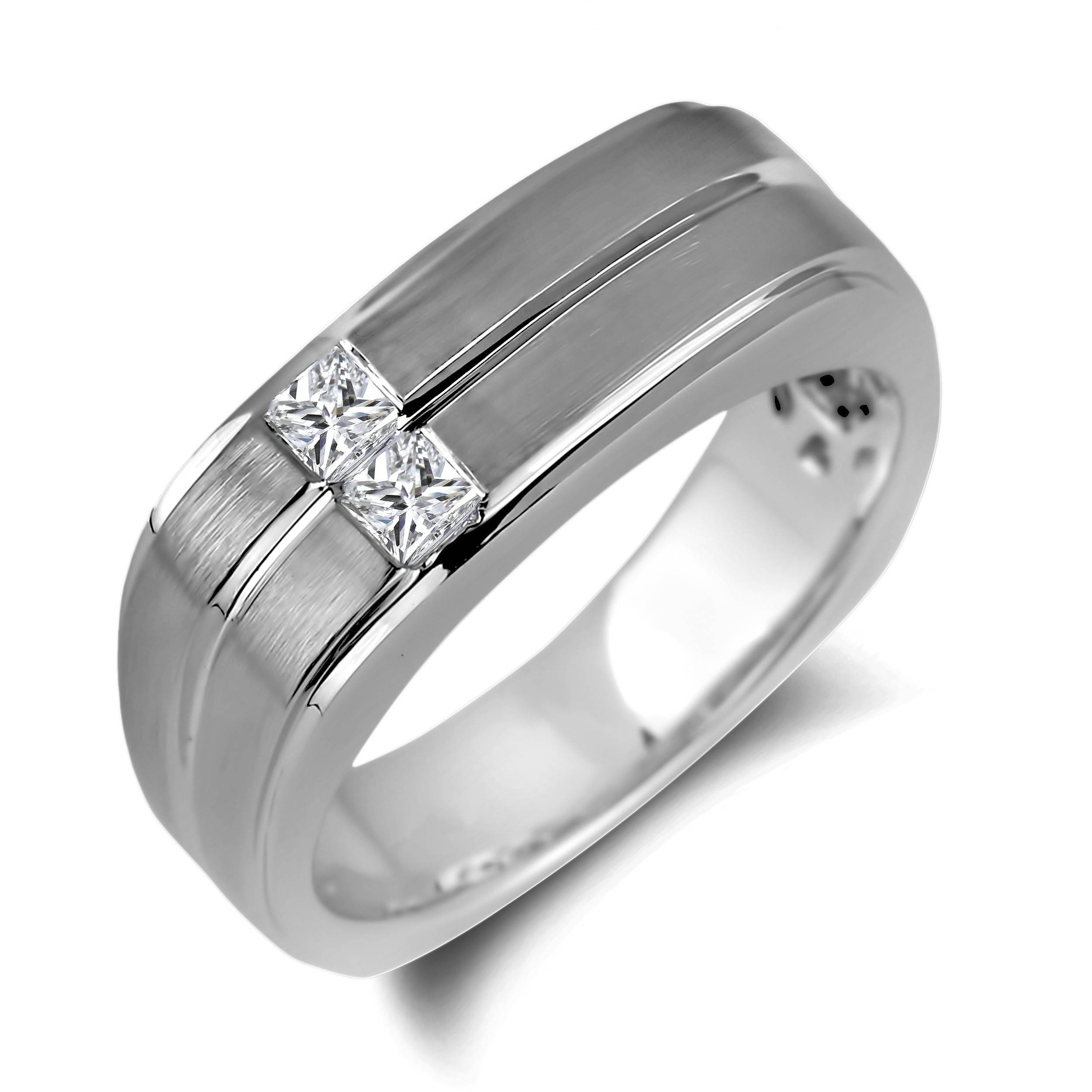 Square Wedding Bands
 2019 Latest Mens Square Wedding Bands