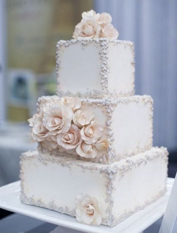 Square Wedding Cakes Pictures
 Top 20 Square Wedding Cakes That Wow