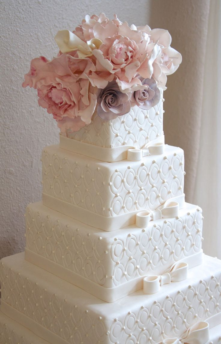 Square Wedding Cakes Pictures
 17 Best images about Wedding and grooms cake ideas on