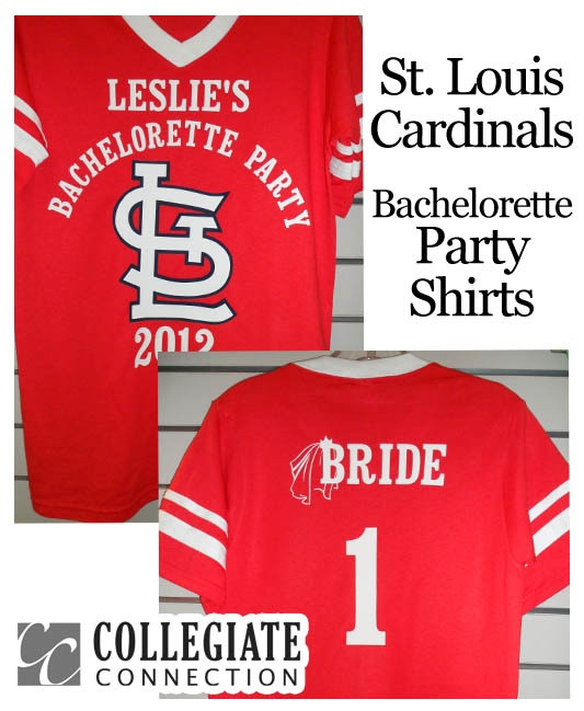St Louis Bachelorette Party Ideas
 Sporty bachelorette party shirts for you and your bridal
