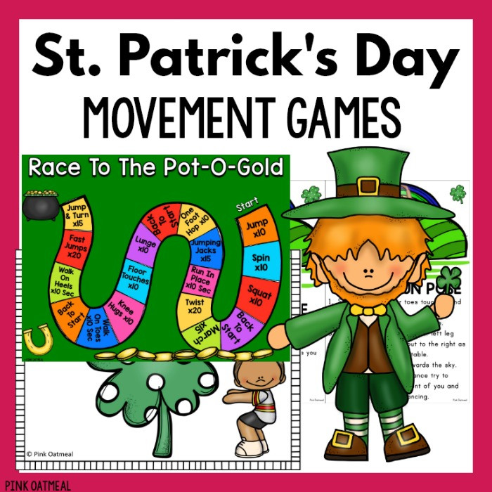 St Patrick Day Games And Activities
 St Patrick s Day Brain Breaks Games and Yoga