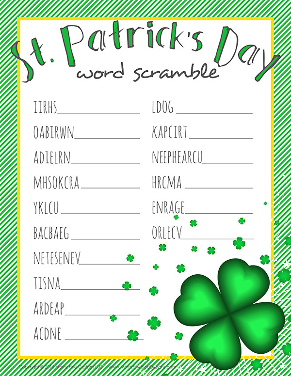 St Patrick Day Games And Activities
 17 St Patrick s Day Activities Recipes Games Crafts