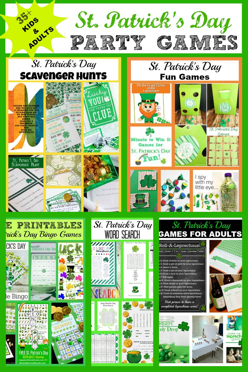 St Patrick Day Games And Activities
 St Patrick’s Day Party Games – Kids and Adults