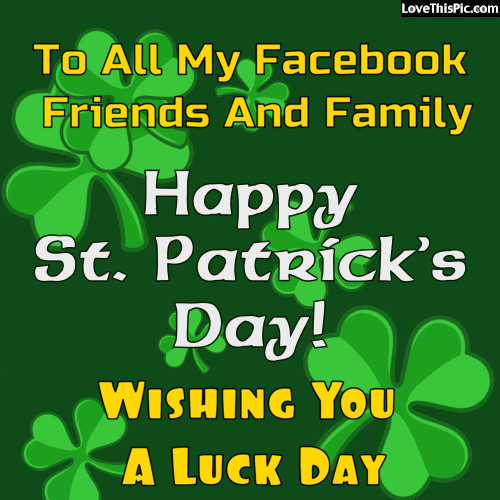 St Patrick Day Pictures And Quotes
 St Patrick s Day Quote For s and