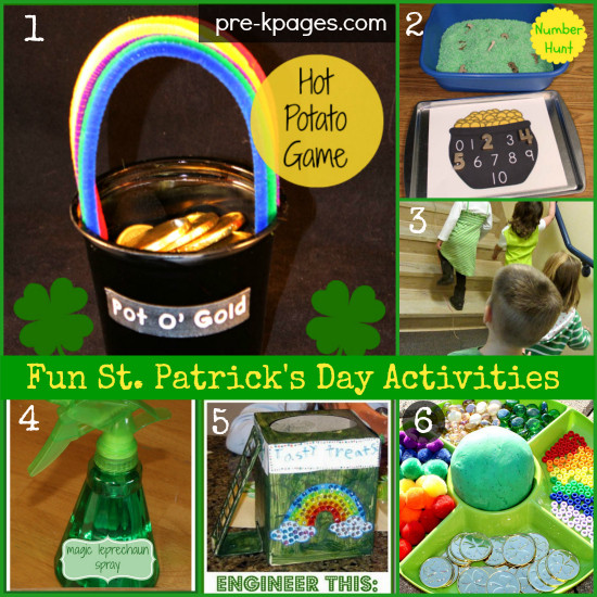 St Patrick's Day Activities For Pre K
 St Patrick s Day Activities