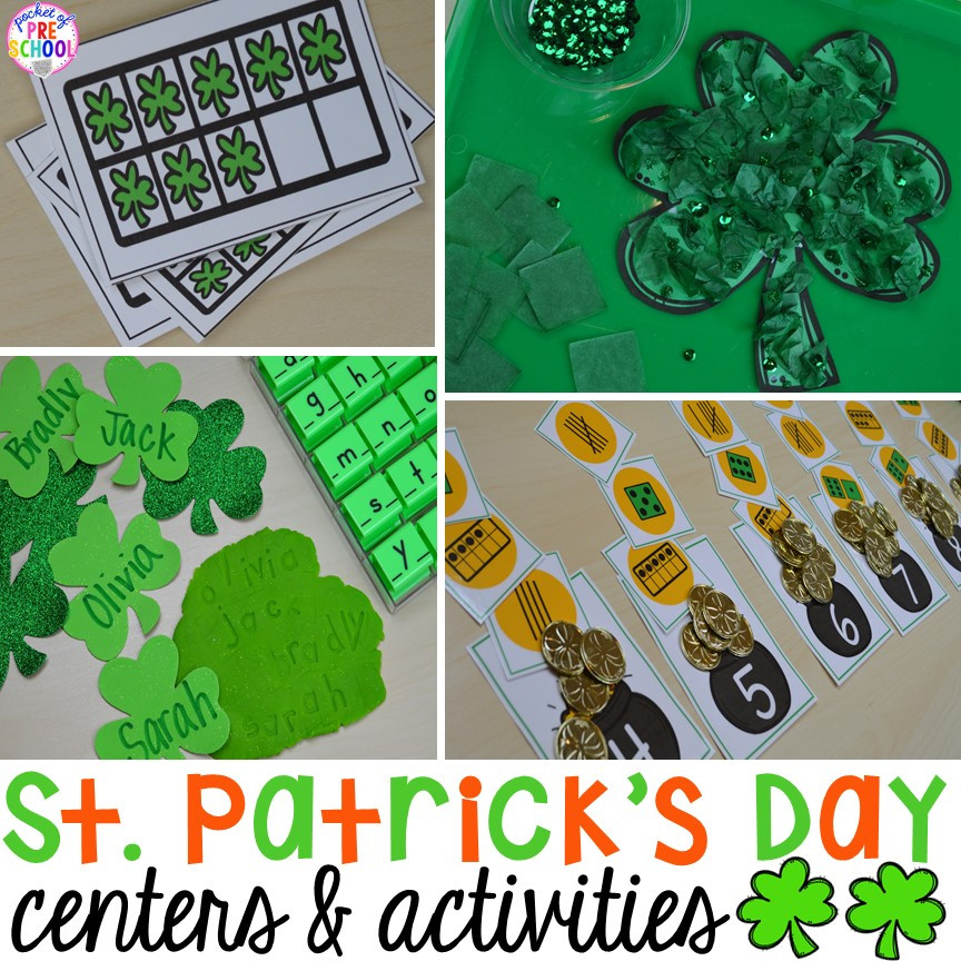 St Patrick's Day Activities For Pre K
 St Patrick s Day Centers and Activities Pocket of Preschool