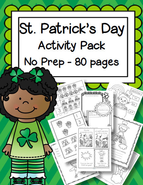 St Patrick's Day Activities For Pre K
 St Patrick s Day Printable Activities No Prep Preschool
