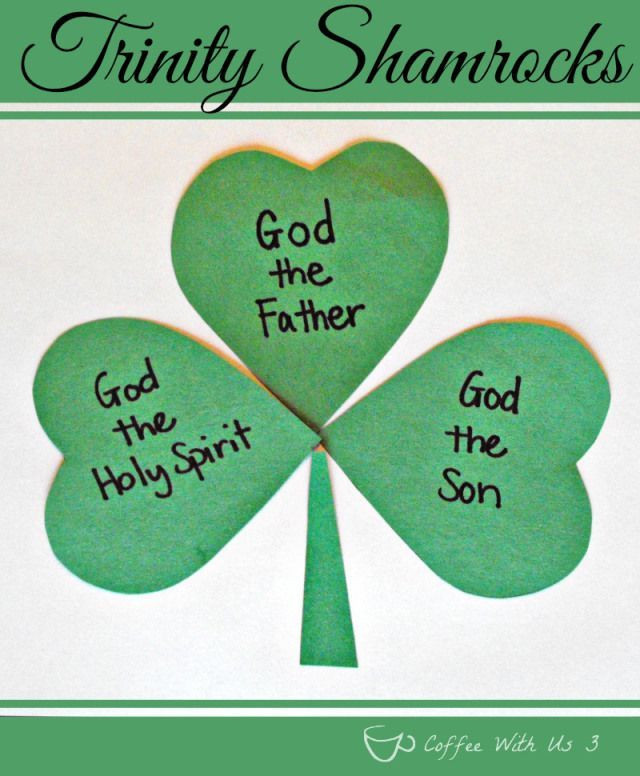 St Patrick's Day Activities Near Me
 Trinity Shamrocks Preschool Craft Teaching the Trinity of