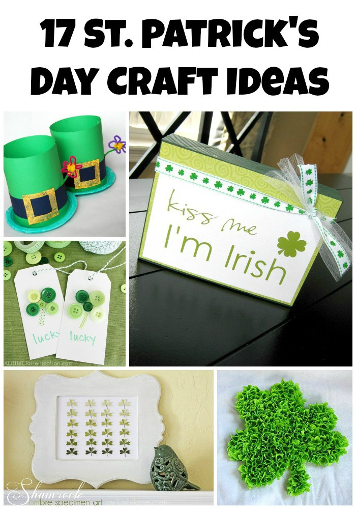 St Patrick's Day Craft Ideas
 Seventeen Lucky St Patrick s Day Craft Ideas My