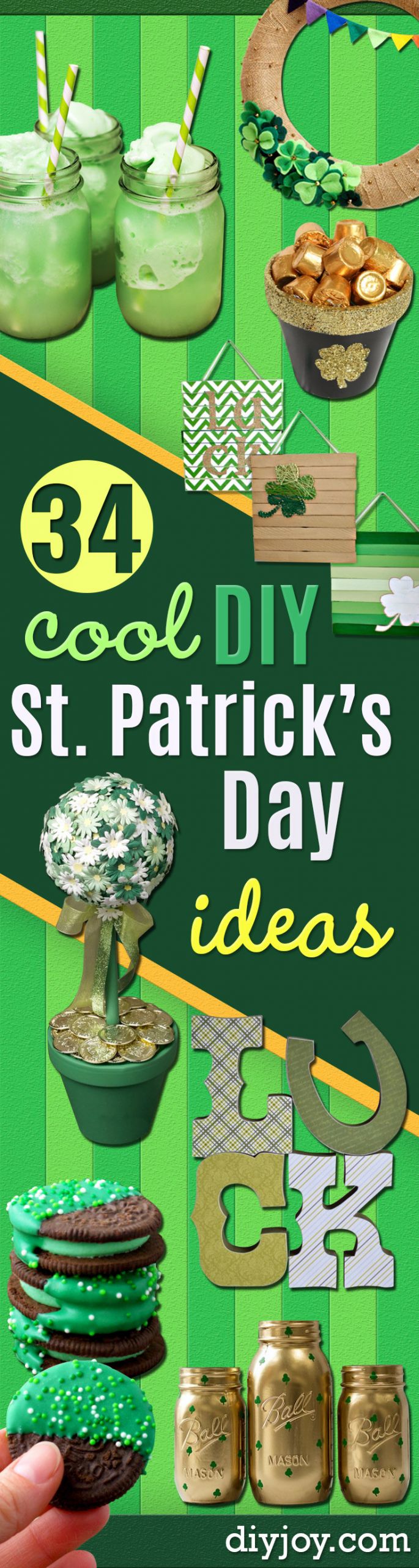 St Patrick's Day Craft Ideas
 34 Easy DIY St Patrick s Day Ideas