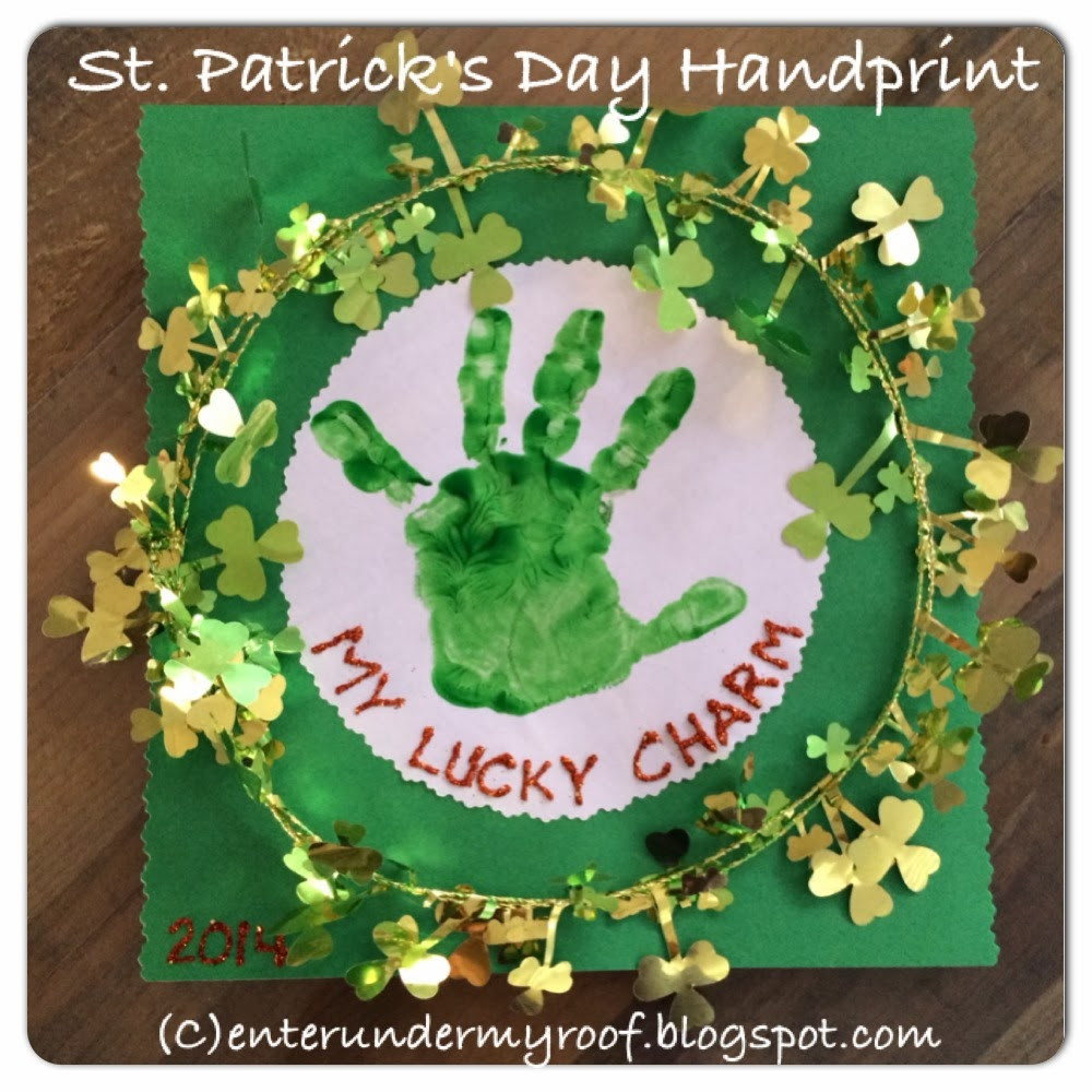 St Patrick's Day Craft Ideas
 ACTIVITY My Lucky Charm Handprint Craft for Saint Patrick