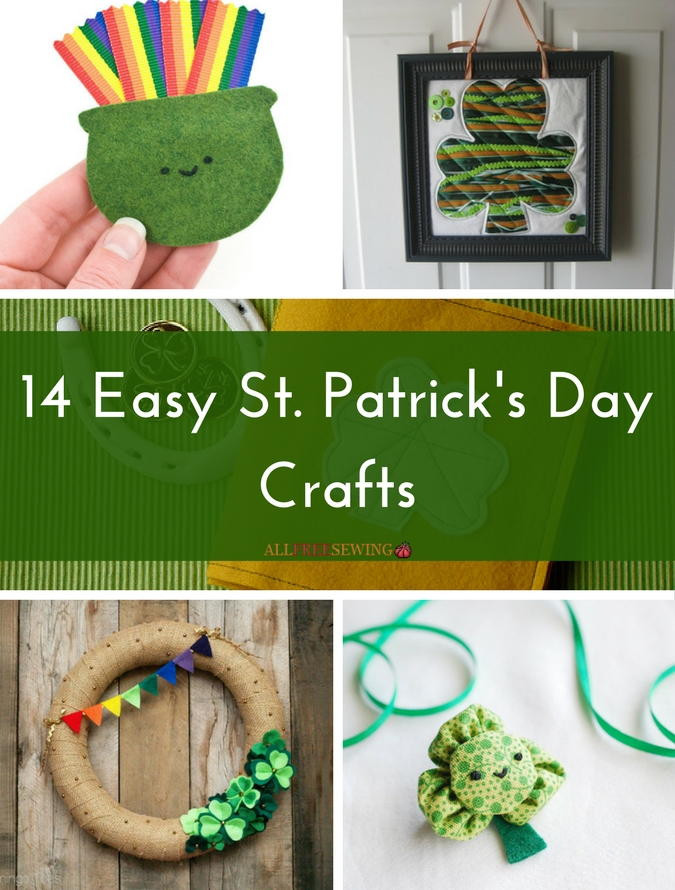 St Patrick's Day Craft Ideas
 14 Easy St Patrick s Day Crafts