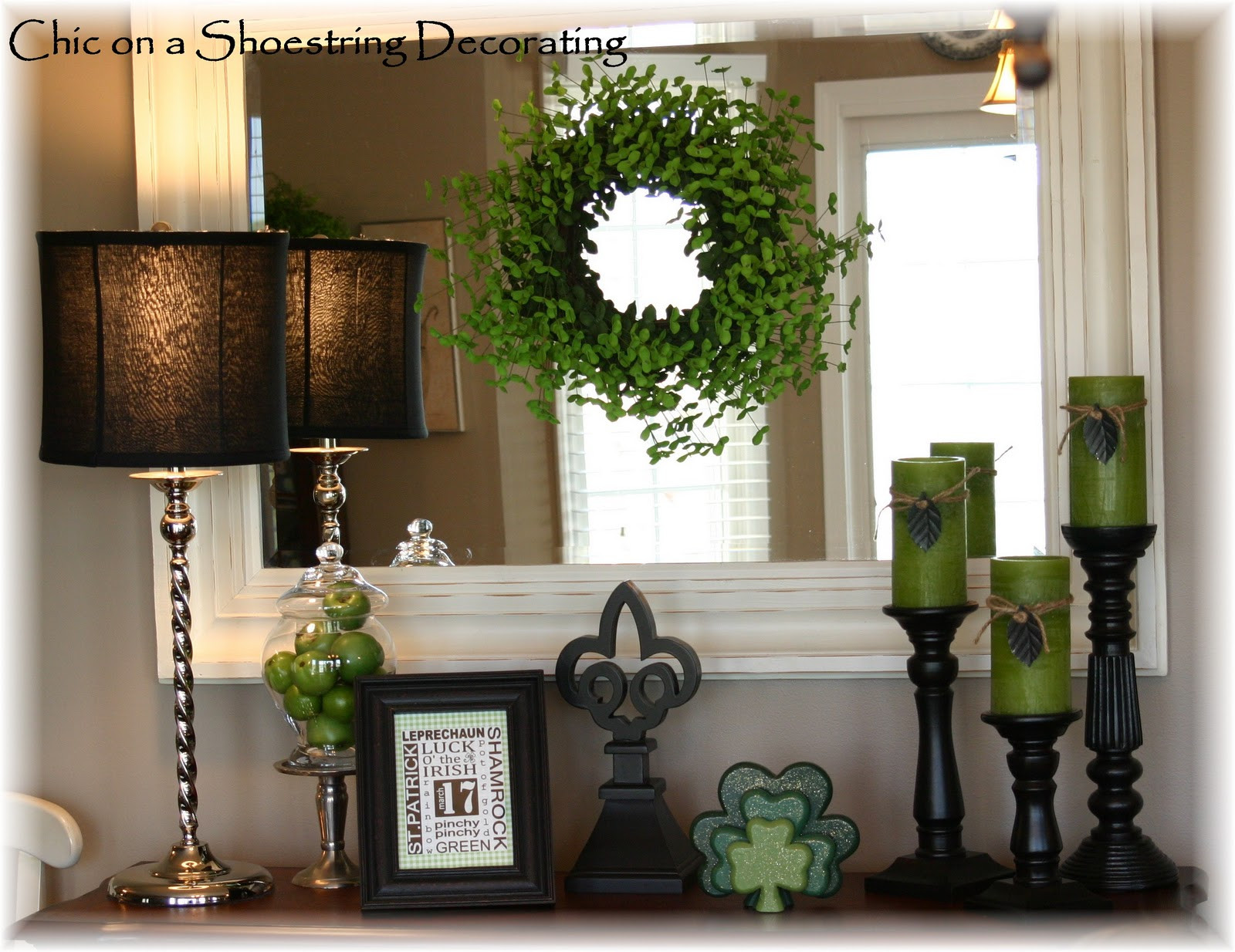St Patrick's Day Decor
 Chic on a Shoestring Decorating St Patrick s Day Decor