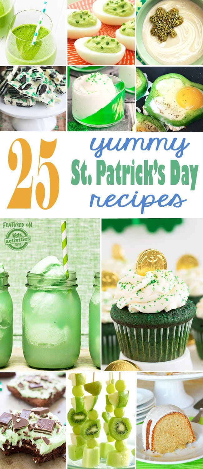 St Patrick'S Day Recipes For Kids
 25 YUMMY ST PATRICKS DAY RECIPES Kids Activities