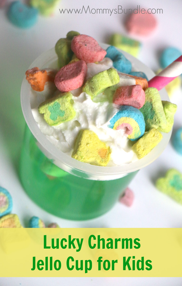 St Patrick'S Day Recipes For Kids
 Lucky Charms Jell O Snack Easy St Patrick s Day Treat