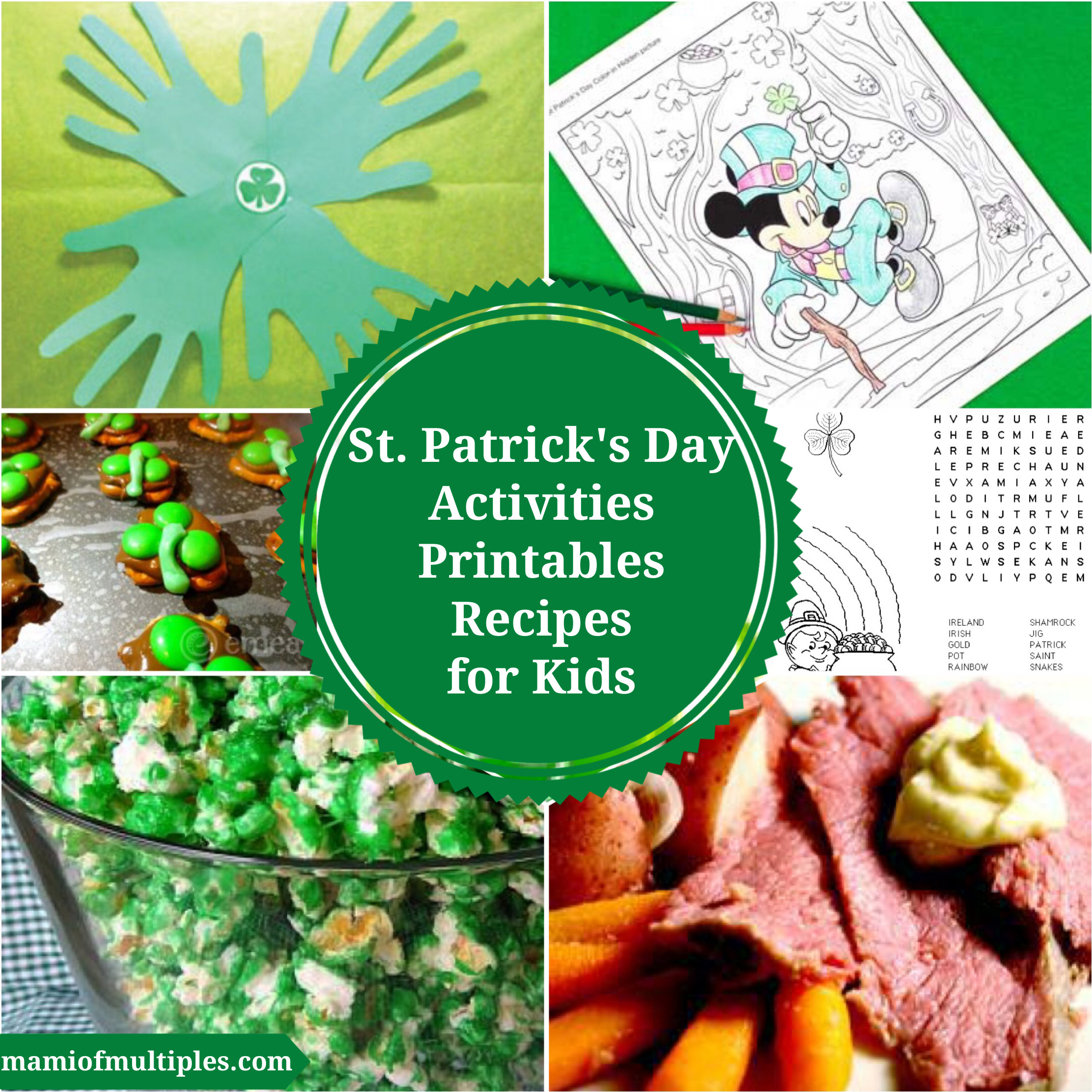 St Patrick'S Day Recipes For Kids
 St Patrick’s Day Activities and Printables and Recipes