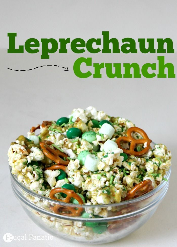 St Patrick'S Day Recipes For Kids
 Leprechaun Crunch Snack Mix
