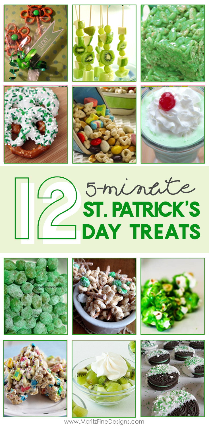 St Patrick'S Day Recipes For Kids
 12 Five Minute St Patrick s Day Treats