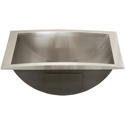 Stainless Steel Bathroom Sinks
 Ticor S740 Overmount Stainless Steel Bathroom Sink
