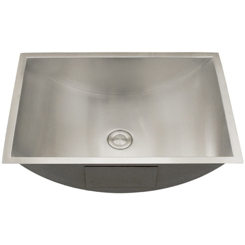 Stainless Steel Bathroom Sinks
 Ticor S730 Undermount Stainless Steel Bathroom Sink