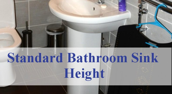 Standard Bathroom Sink Height
 What Is The Standard Bathroom Sink Height Finest Bathroom
