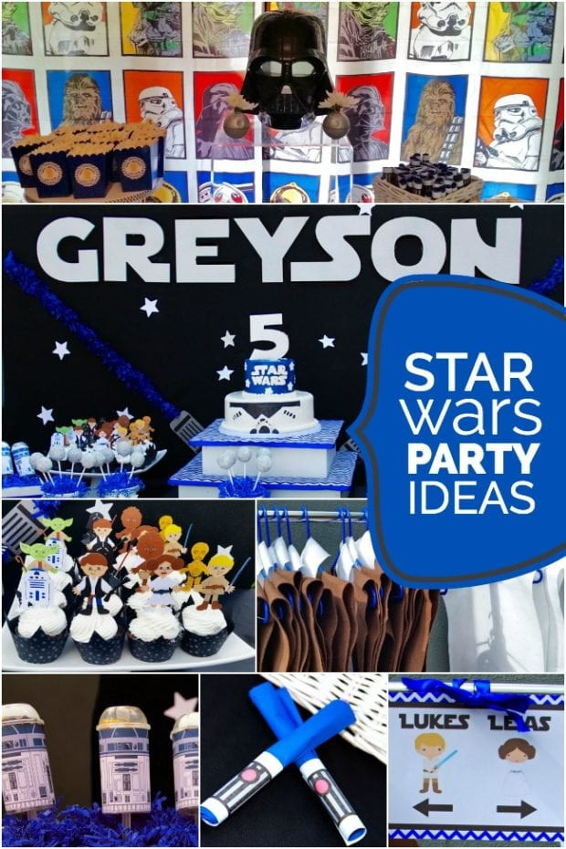 Star Wars Birthday Party Ideas
 A Boy’s Star Wars Birthday Party Spaceships and Laser Beams