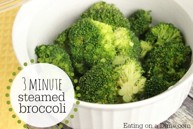 Steam Broccoli In Microwave
 How to Steam Broccoli in the Microwave Eating on a Dime