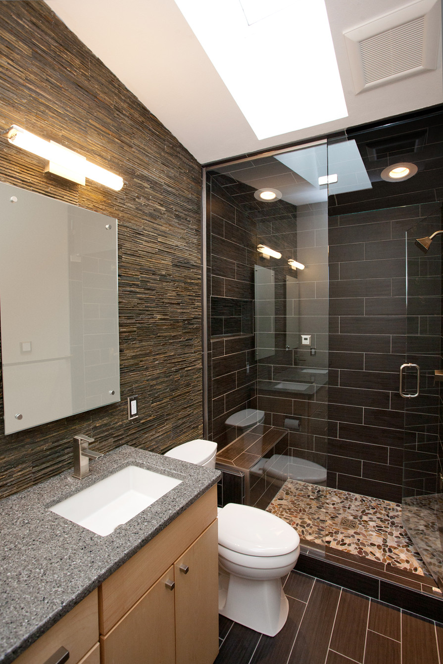 Steam Showers Bathroom
 Contemporary Spa Like Bath Remodel with Steam Shower