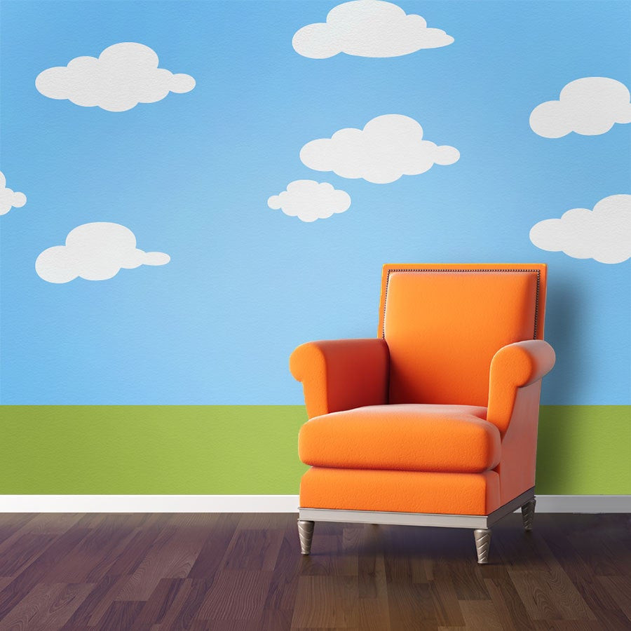 Stencils For Kids Room
 Cloud Wall Stencils for Baby Nursery or Kids Room stl1013