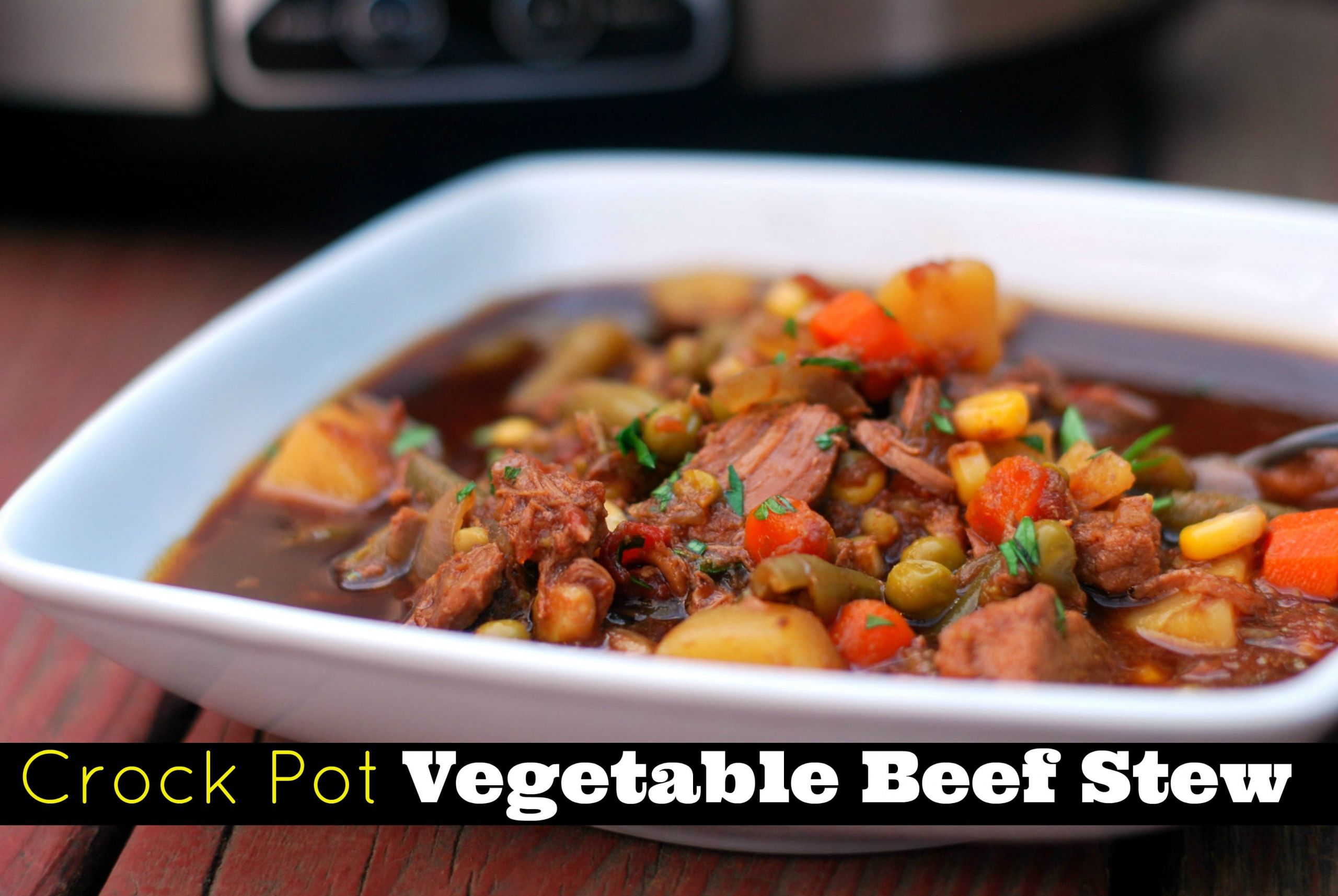 Stew Crock Pot
 Crock Pot Ve able Beef Stew Aunt Bee s Recipes