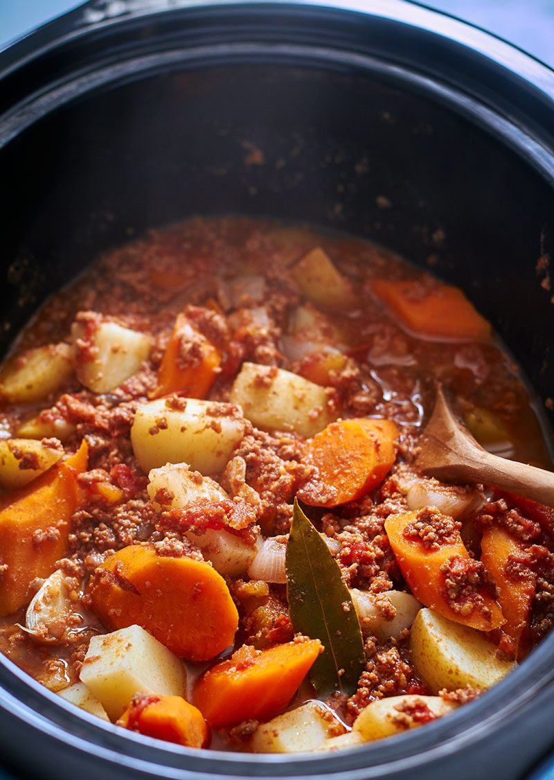 Stew Crock Pot
 Crock Pot Ground Beef Stew Potato and Carrot — Eatwell101