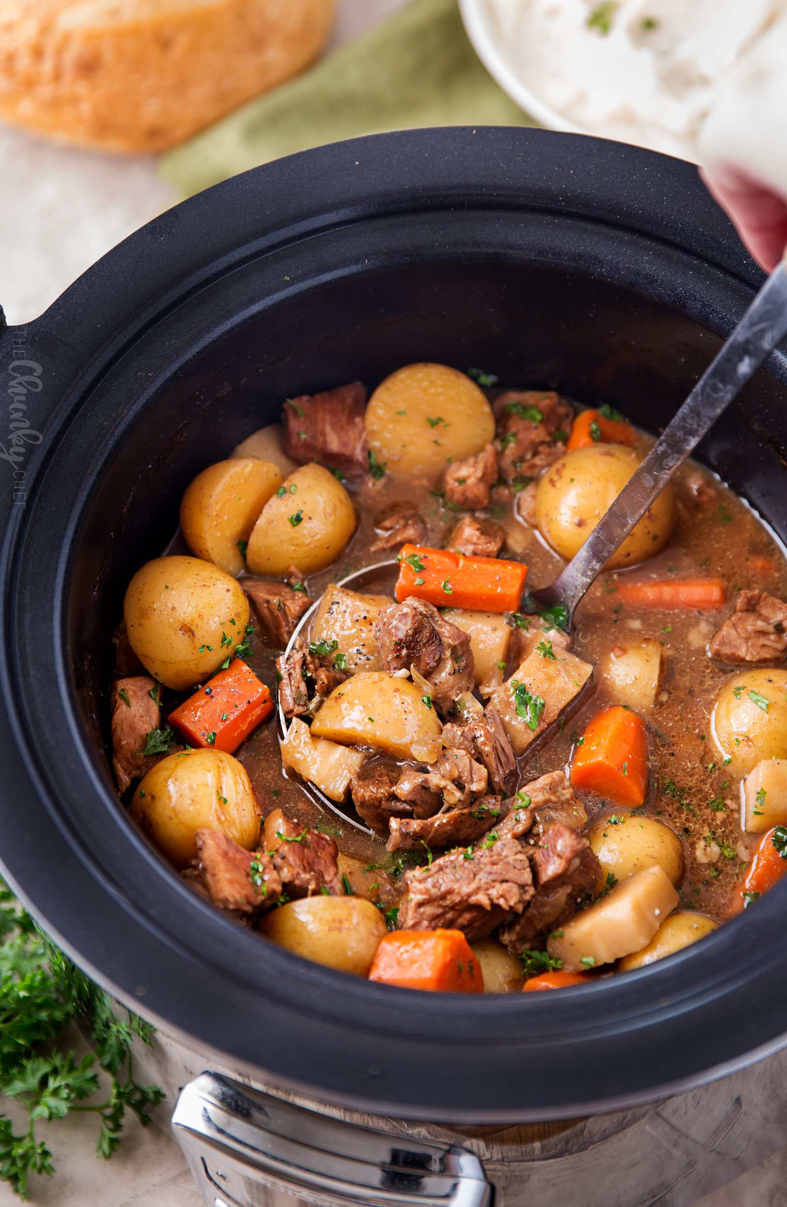 Stew Slow Cooker
 Beer and Horseradish Slow Cooker Beef Stew The Chunky Chef