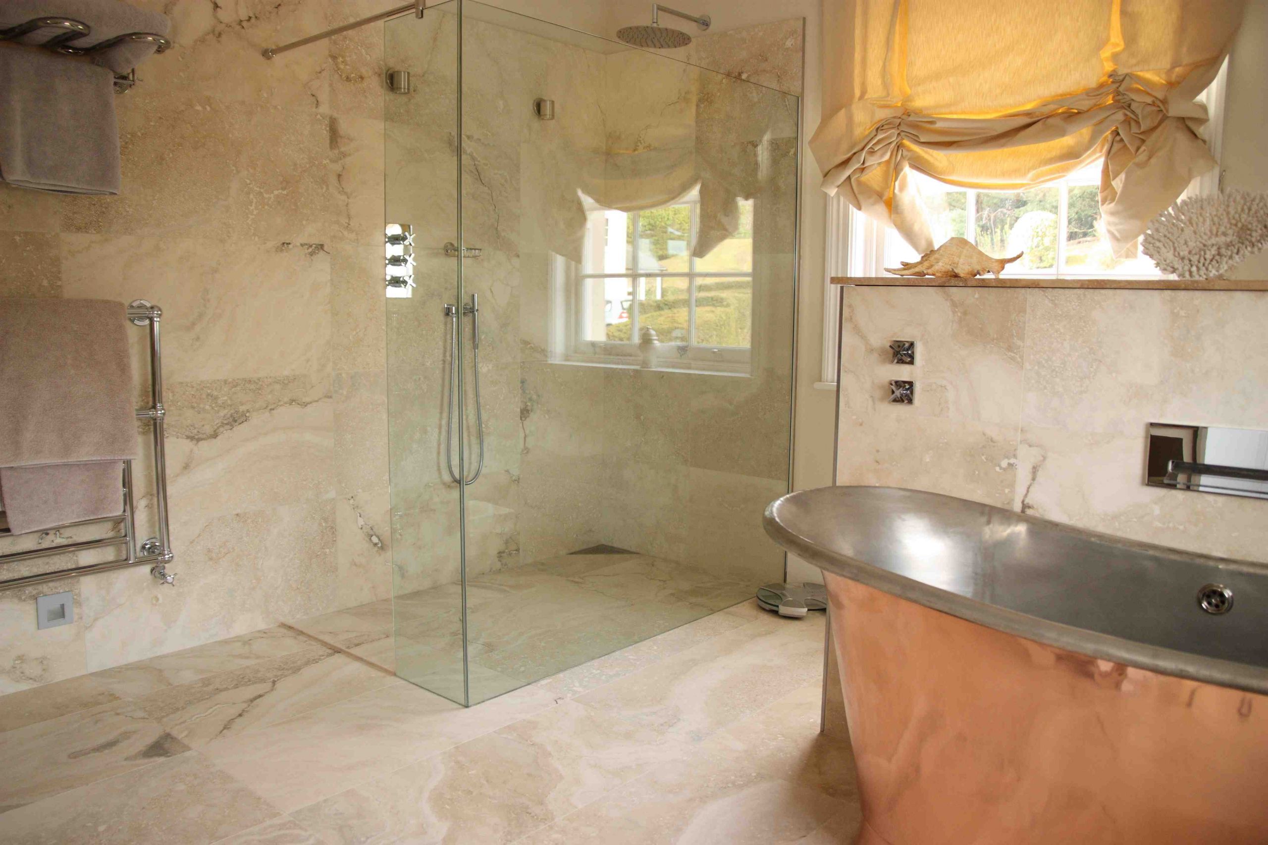 Stone Bathroom Tile
 30 nice ideas and pictures of natural stone bathroom wall