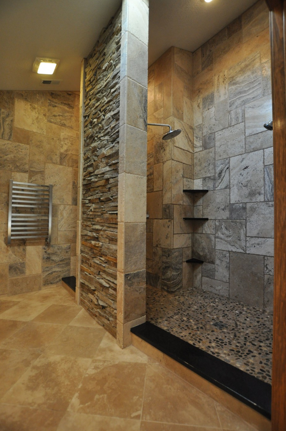 Stone Bathroom Tile
 26 nice pictures and ideas of pebble bath tiles