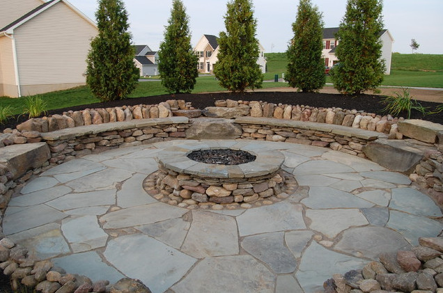 Stone Patio With Fire Pit
 20 Best Stone Patio Ideas for Your Backyard Home and