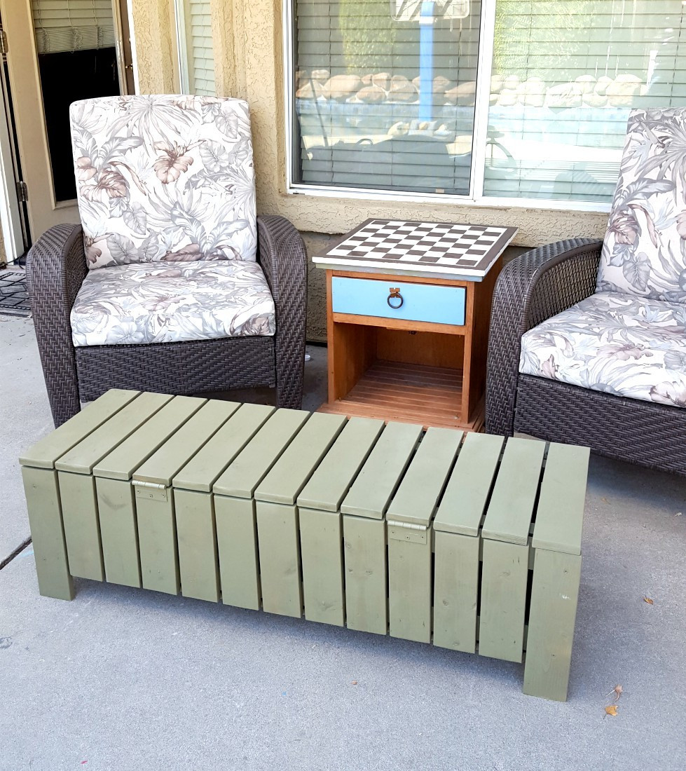 Storage Bench Coffee Tables
 Outdoor Storage Bench Coffee Table