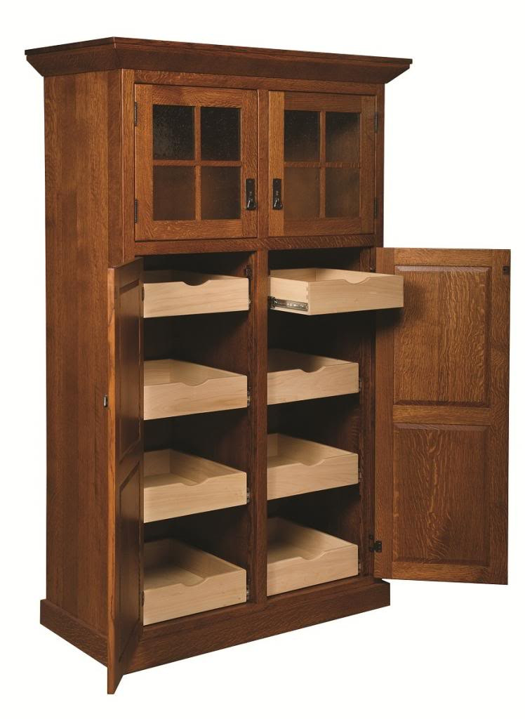 Storage Cabinet For The Kitchen
 Oak Kitchen Pantry Storage Cabinet Home Furniture Design