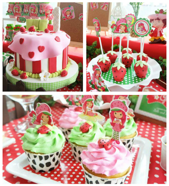 Strawberry Shortcake Birthday Decorations
 Kara s Party Ideas Strawberry Shortcake themed birthday