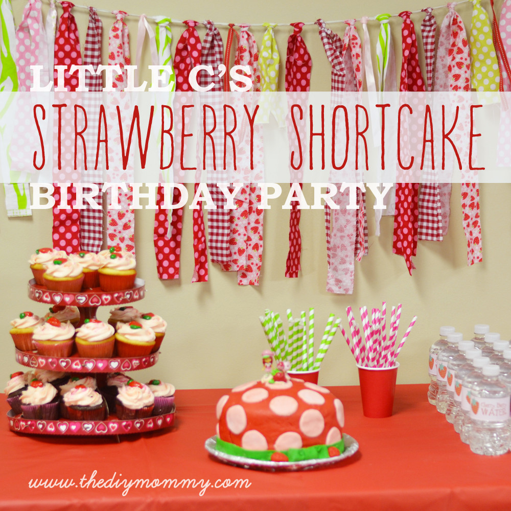 Strawberry Shortcake Birthday Decorations
 Little C s Strawberry Shortcake Birthday Party Free