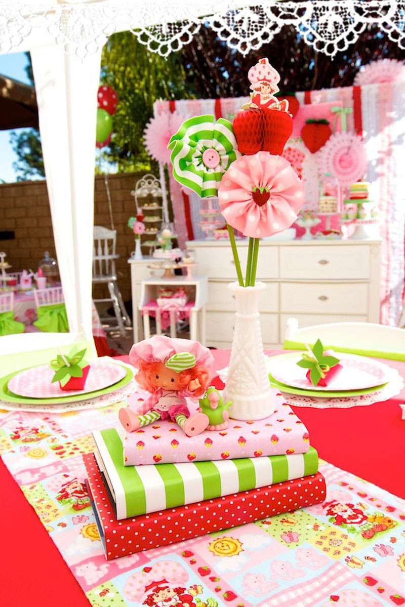 Strawberry Shortcake Birthday Decorations
 Vintage Strawberry Shortcake 1st Birthday Party
