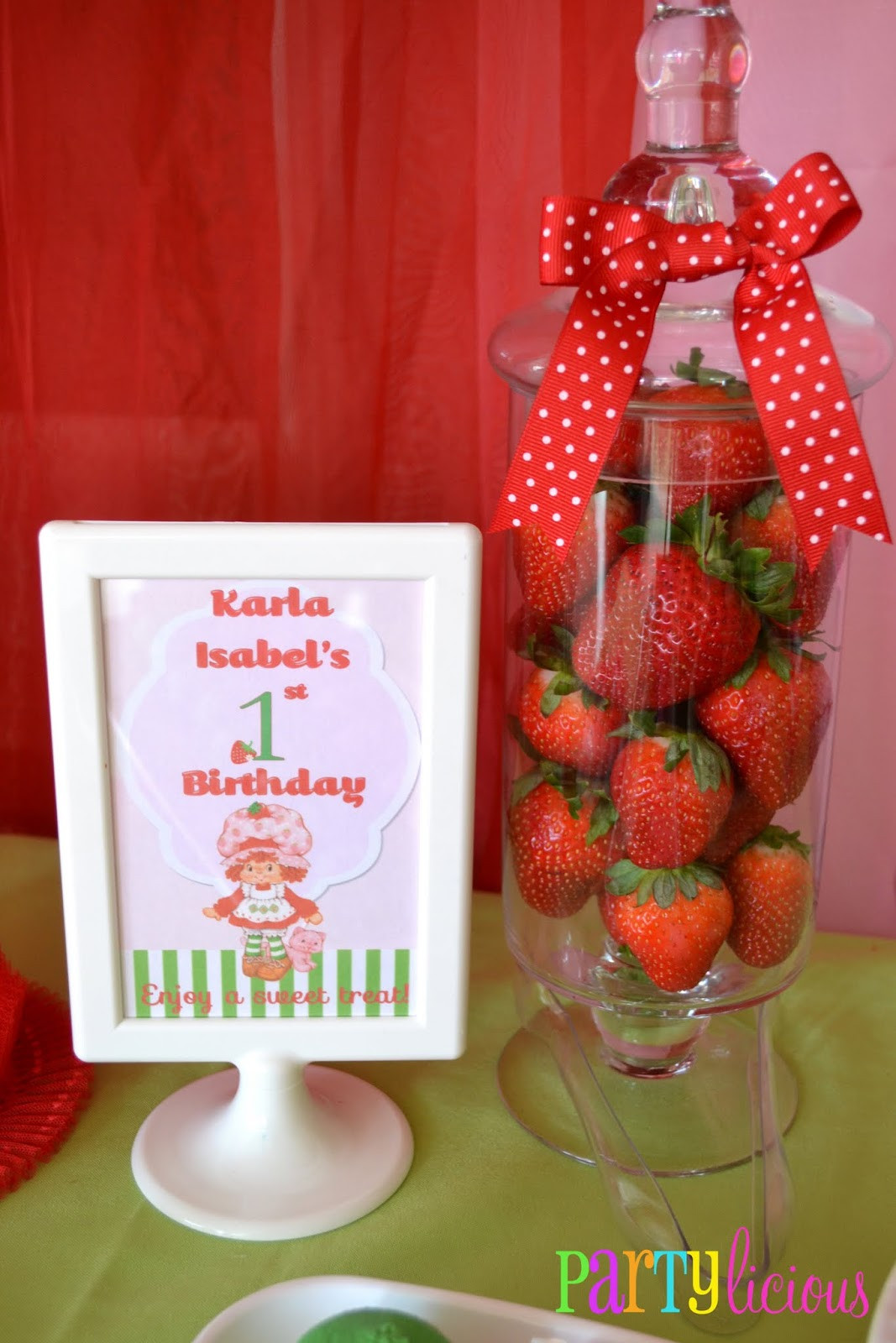 Strawberry Shortcake Birthday Ideas
 Partylicious Events PR Vintage Strawberry Shortcake